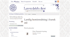 Desktop Screenshot of lavendeldockor.se